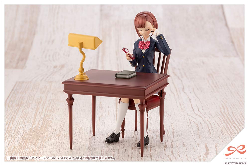 Kotobukiya Sosai Garden After School Ретро-стол Общая длина 87 мм Масштаб Пластиковая модель MV002 для девочек Приблизительно. 1/10