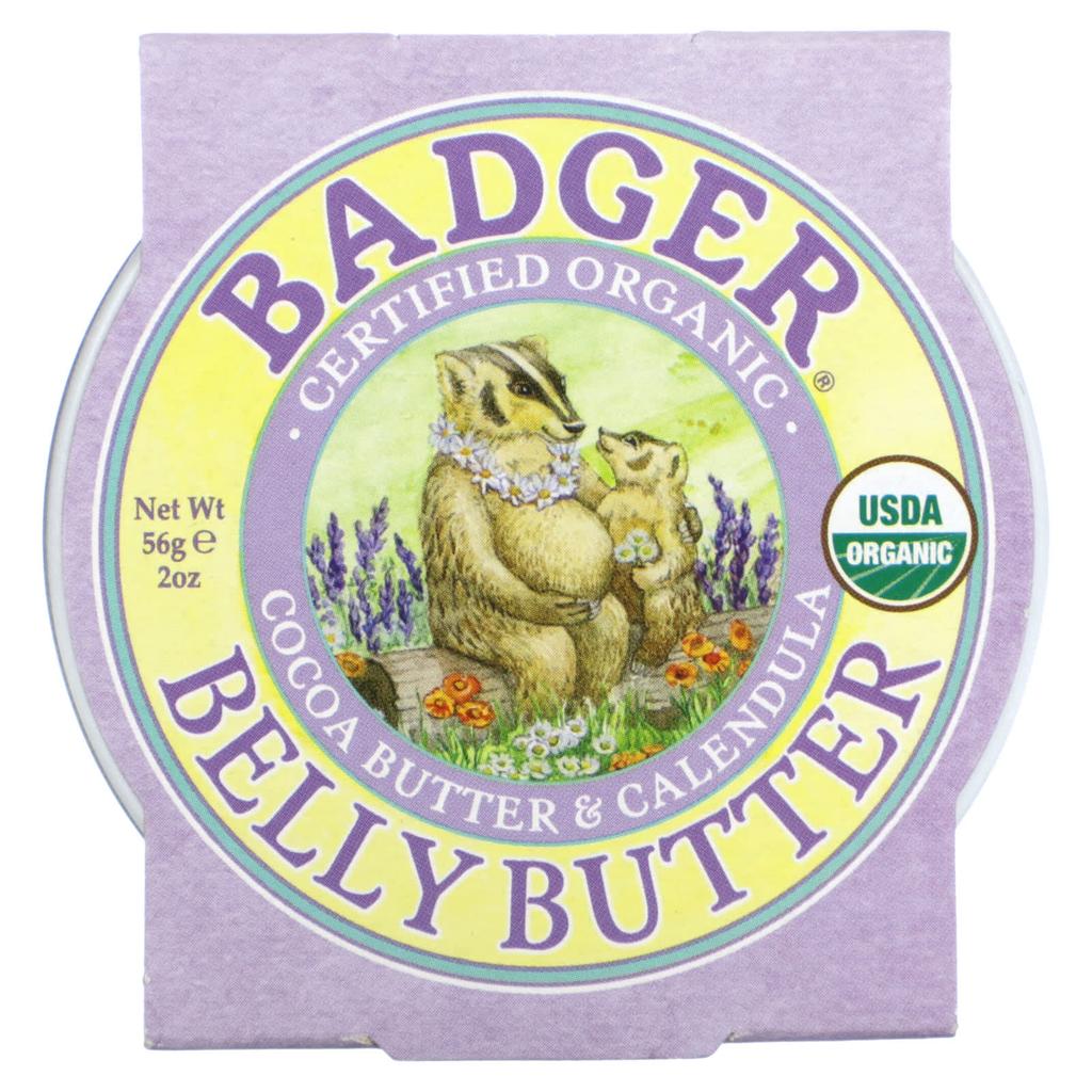 Organic Belly Butter, Cocoa Butter & Calendula, 56G (2 oz)