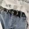 Ladies Belt Student Decorative Belt Personalized Round Buckle Belt Women'S Belt