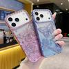 3D чехол с блестками в виде бабочки для iPhone 17 Pro Max 17 Air 17Pro Ударопрочный Прозрачный Мягкий ТПУ Покрытие Задняя крышка телефона