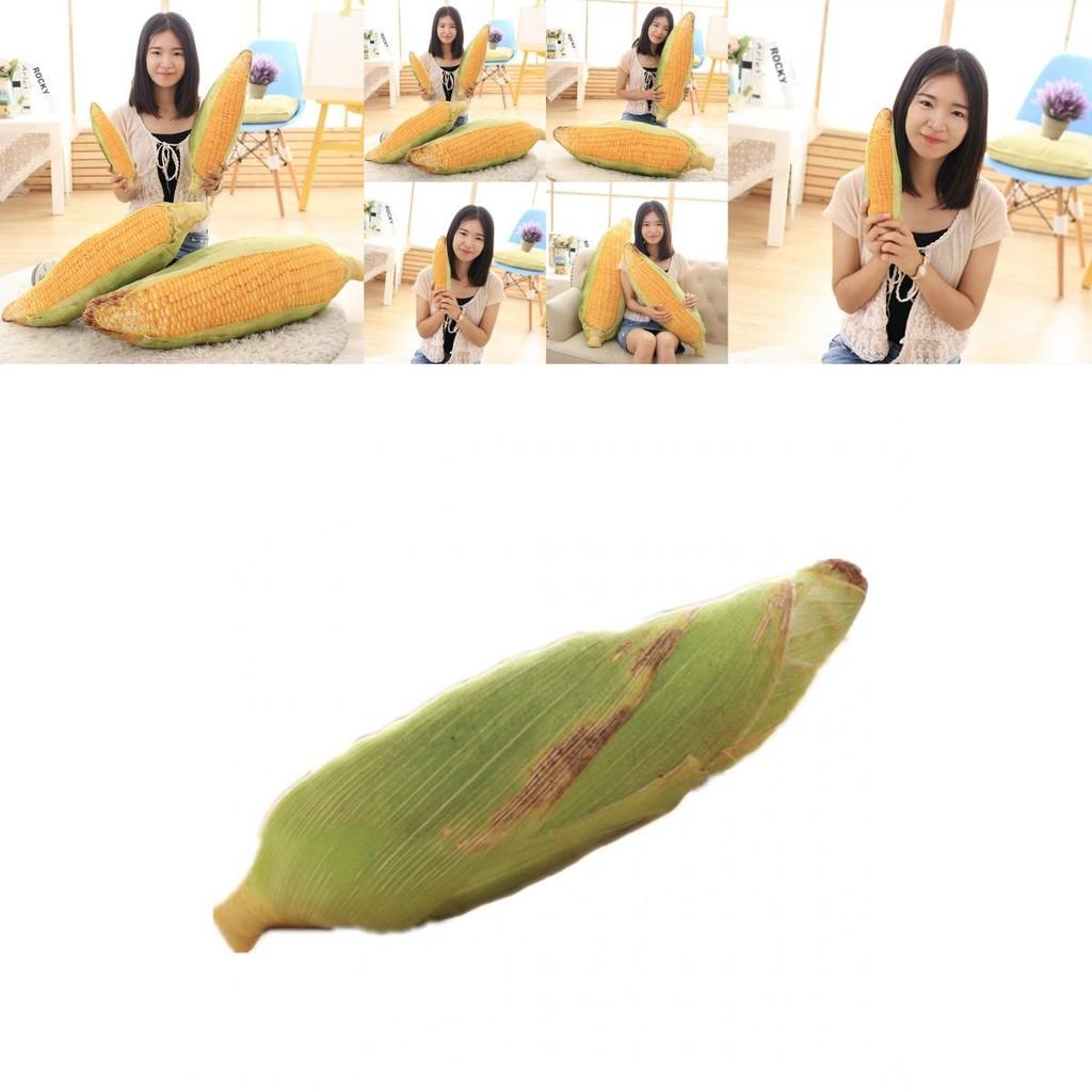 Realistic Corn Plush Pillow Short Plush Soft Stuffed Toy For Kids Room Decor