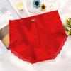 Plus-Size Lace Cotton Crotch Briefs: Breathable & Stylish for 200 Lbs
