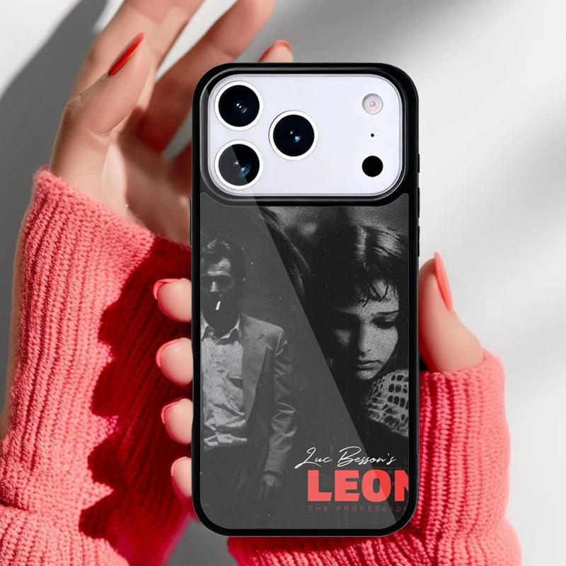 Leon The Professional Phone Case for iPhone 17 16 15 14 13 Pro Max Back Cover for 12 11 Pro Coque