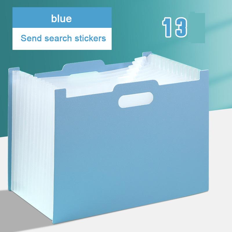 Настольная вертикальная папка, наклонная сумка для губ, многослойная выдвижная сумка для хранения в стиле органа, студенческая экзаменационная сумка для хранения бумаги