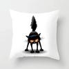 Lovely Cartoon Black Cat Cushion Cover Pillow Cover Sofa Car Home Decoration Room Decoration 45*45cm