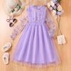 Girls Fashion Dress Summer Dress Children Sweet Floral Dress Princess Dress