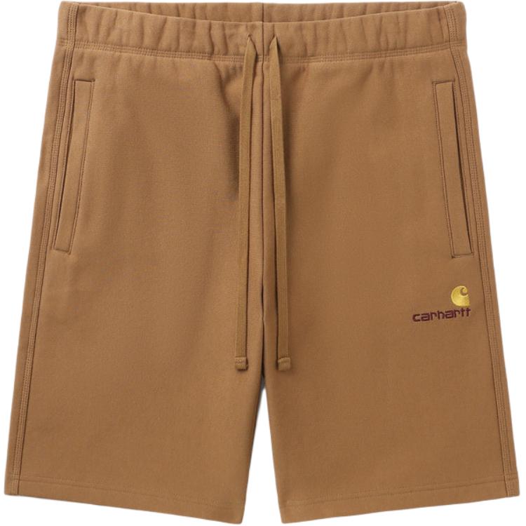 Carhartt WIP Классические шорты с вышитым логотипом на кулиске Повседневные мужские шорты I031685-BWX