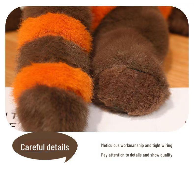 Красная панда плюшевая лисица кукла - милая игрушка енот для детей, девочек, подарки на день рождения