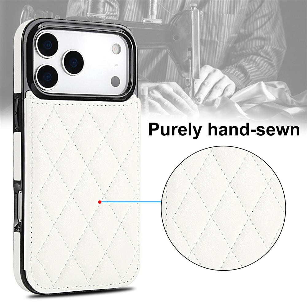 Business Cardbag Artificial Leather Charging Multifunction Shockproof Phone Case for 17 Pro Max 16e 15plus 14 13 12 11pro