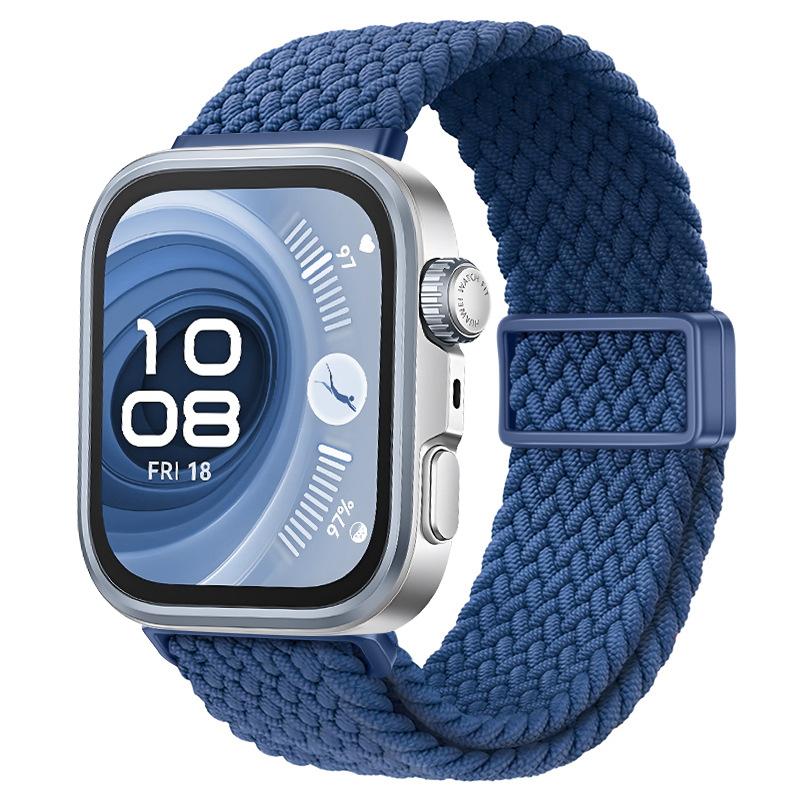 Magnetic Woven Nylon Strap for Huawei Watch Fit3/4/4 Pro/5/5 Pro Wristband Bracelet for Huawei Watch Fit 5 Watchband Accessories