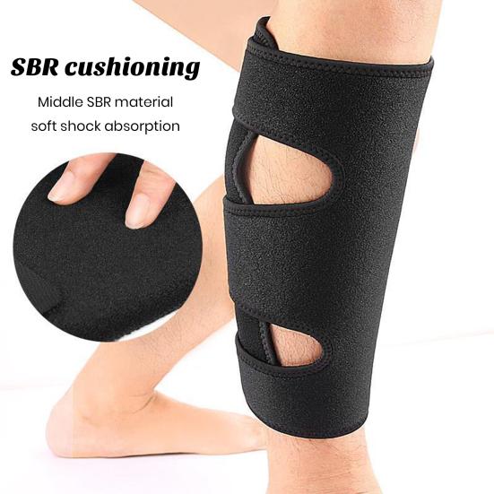 1 шт., спортивная защита голени с крепежной лентой, регулируемая противоударная ударопрочная защита голени для ног икры