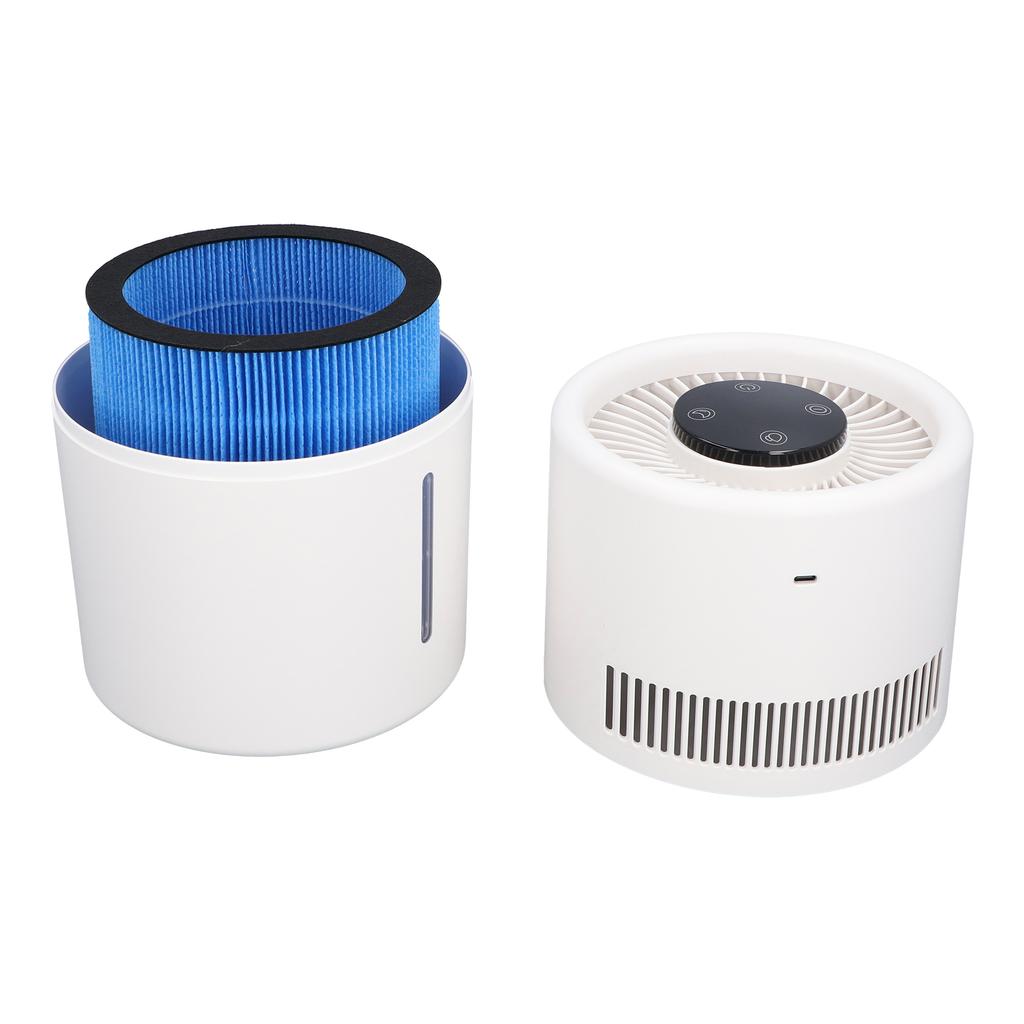 Air Purifier and Humidifier 2 In 1 5W 4L Water Tank Quiet Humidifier Desktop Air Purifier for Office Bedroom Nursery