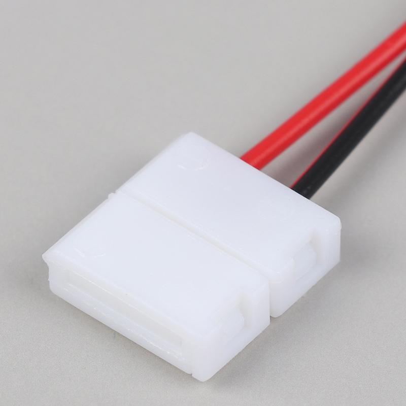 10Pcs 2 Pin Power 8Mm 10Mm Led Strips Lights Connector Splice Clip For Smd