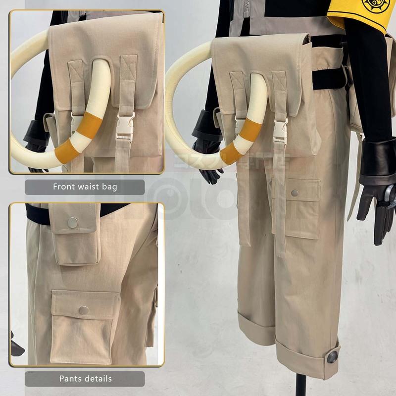 HOLOUN Gachiakuta Anime Rudo Cosplay Costume Convention Halloween Christmas Embroidery Armband T-Shirt Pants Coat Bag Gloves