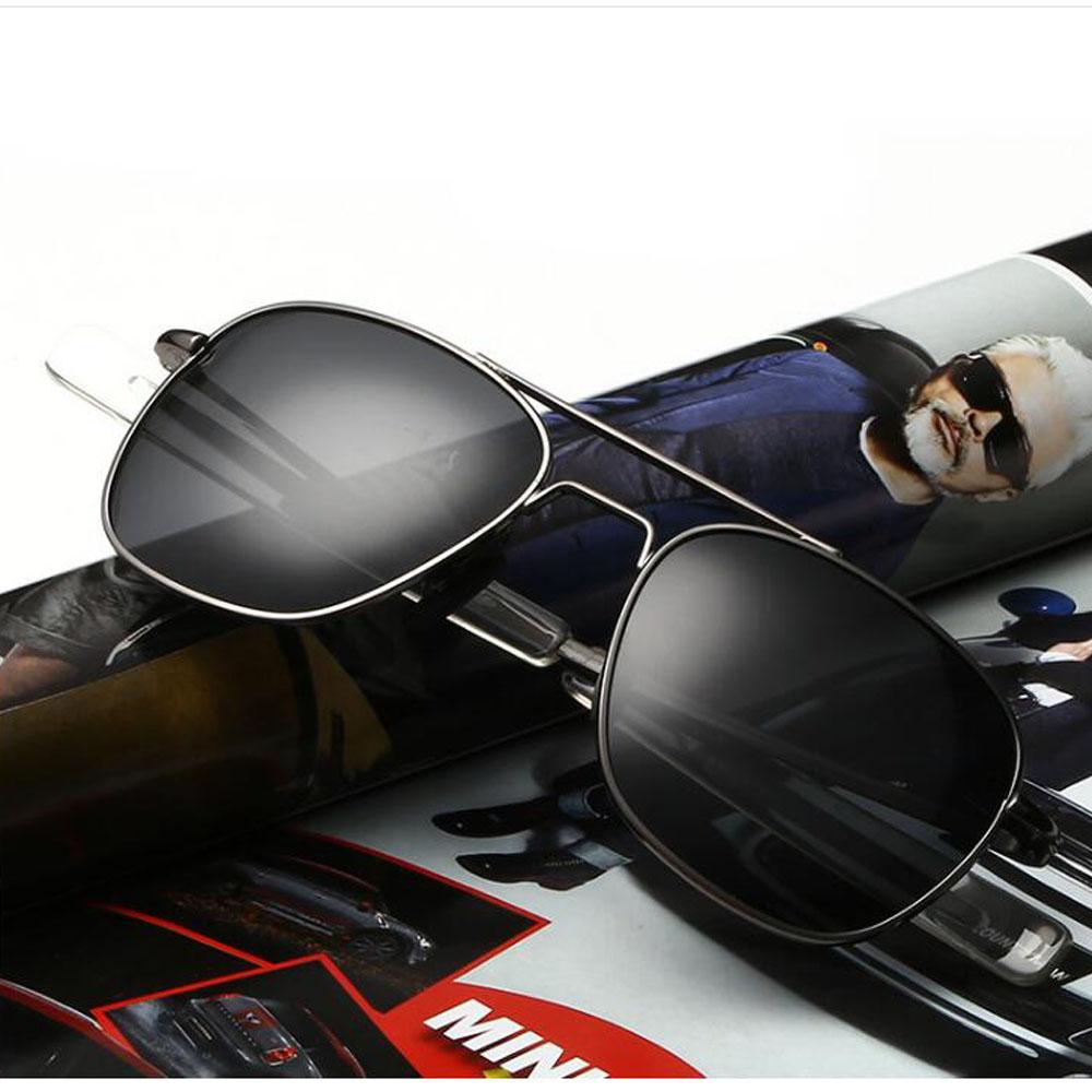 American Polarized Sunglasses Air Pilot Bayonet Temples Wire Spatula Men'S Classic Retro Uv400