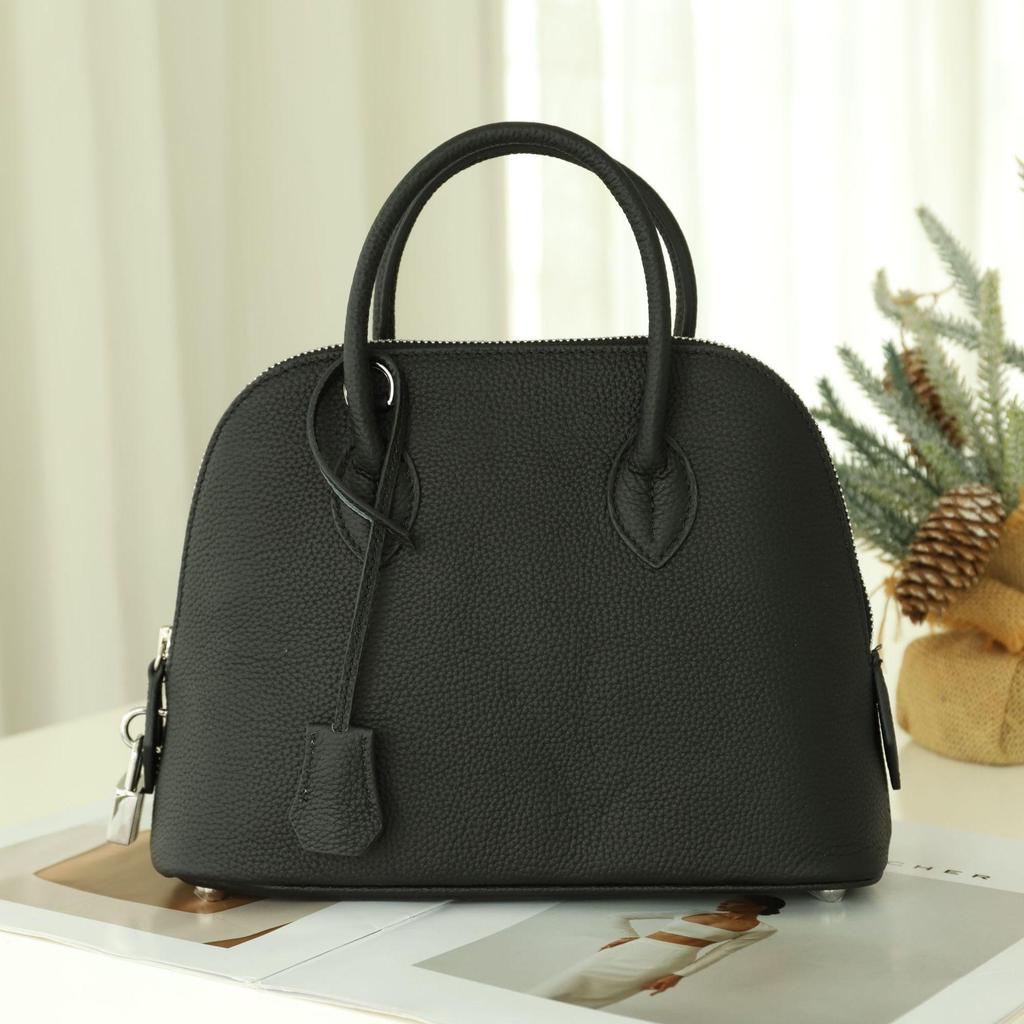 Женская сумка из воловьей кожи Shell: Универсальная сумка на одно плечо и через плечо