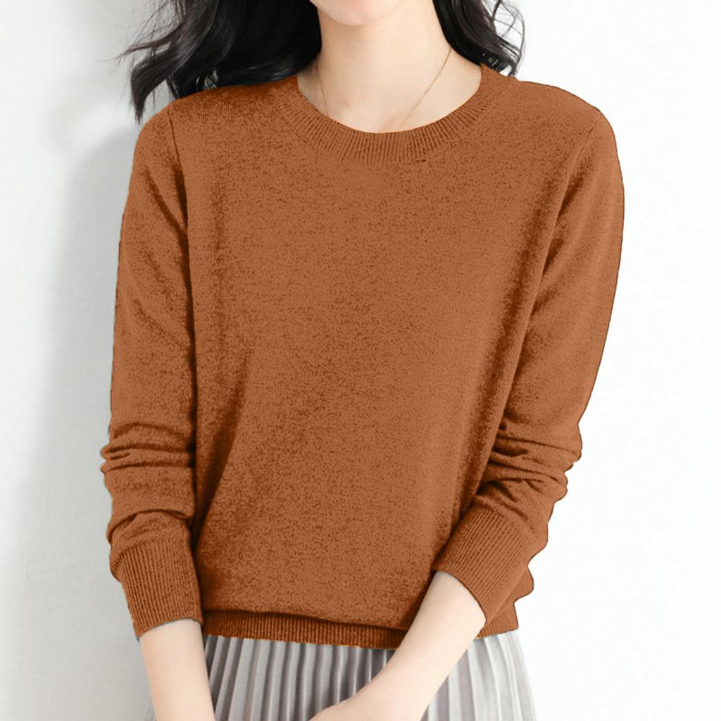Women's Fashion Casual Long Sleeve Soft Comfort Knit Top