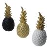 White/Black/Gold Pineapple Resin Decoration Resin Pineapple Craft Ornaments Resin Crafts  Office