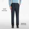 Мужские двухслойные теплые эластичные брюки Langdeng в стиле business casual
