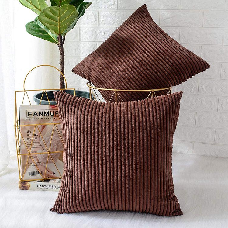 Чехол для подушки Nordic Solid Color Cordour в полоску