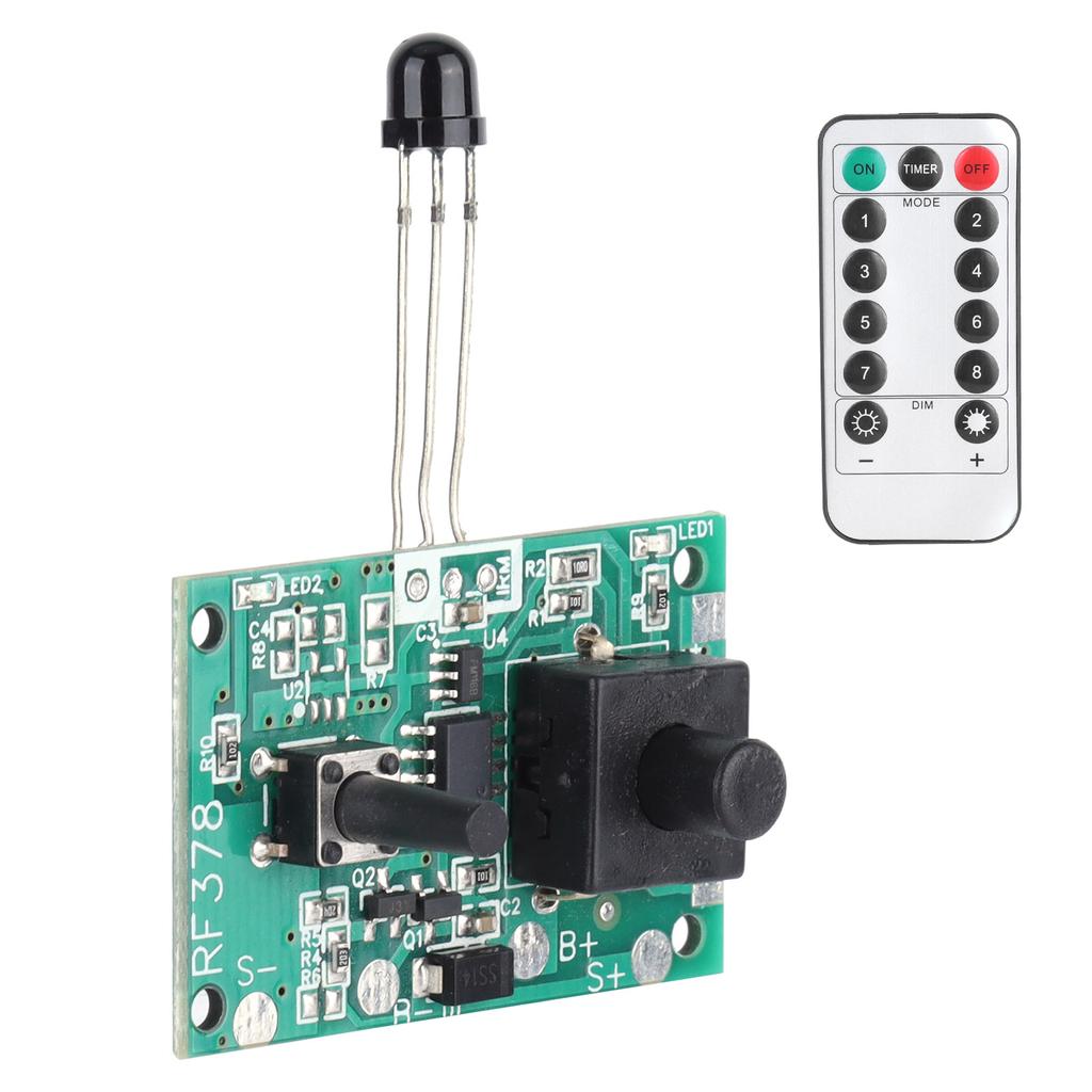 3.7 В солнечная лампа контроллер модуля цепи печатная плата с пультом дистанционного управления для солнечных гирлянд