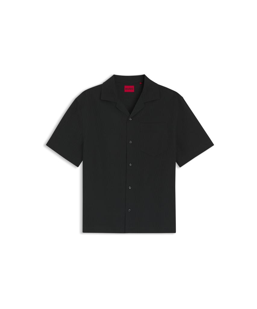 HUGO Exolino Structured Cotton Short Sleeve Shirt 50560633_001