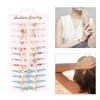 Set of 12 Unique Handmade Bracelet Soft Bracelet Fashion Wristband Woven Bracelet Alloy Texture for Various Occasions