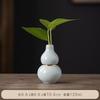 Chinese Style Wealth Attracting Gourd Ornament Dried Flower Arrangement Hydroponic Vase Ceramic Desktop Decoration Crafts