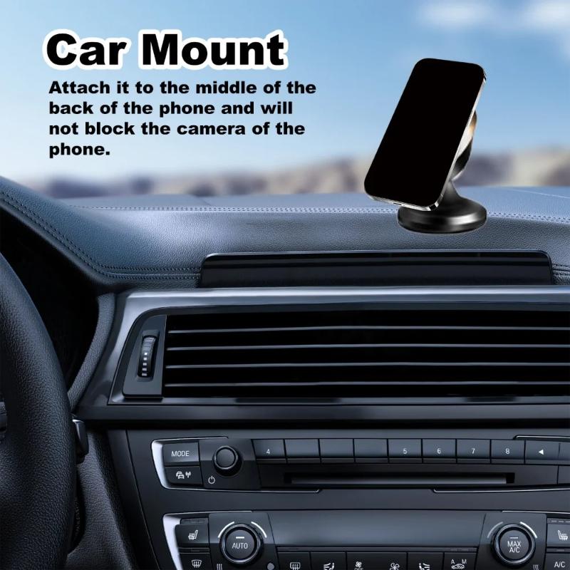 1/2pcs 360degree Multifunctional Car Holder Universal Rotating Dashboard Navigation New Magnetic Folding Navigation Phone Holder