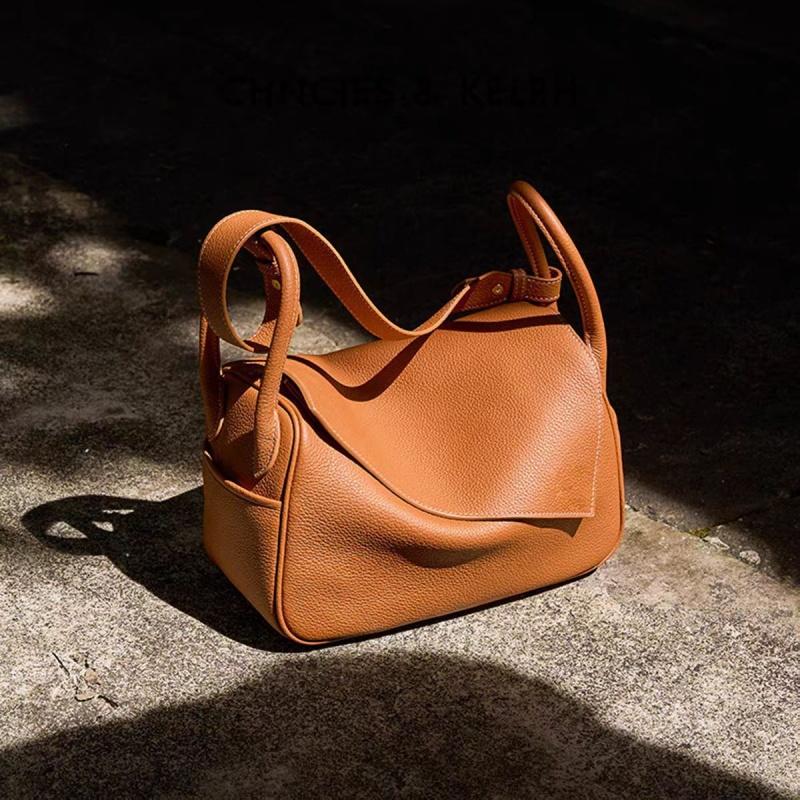 High Quality Women Cow Leather Portable Tote Bag Ladies Trendy Versatile Shoulder Crossbody Bag Luxury Design Square Handbags