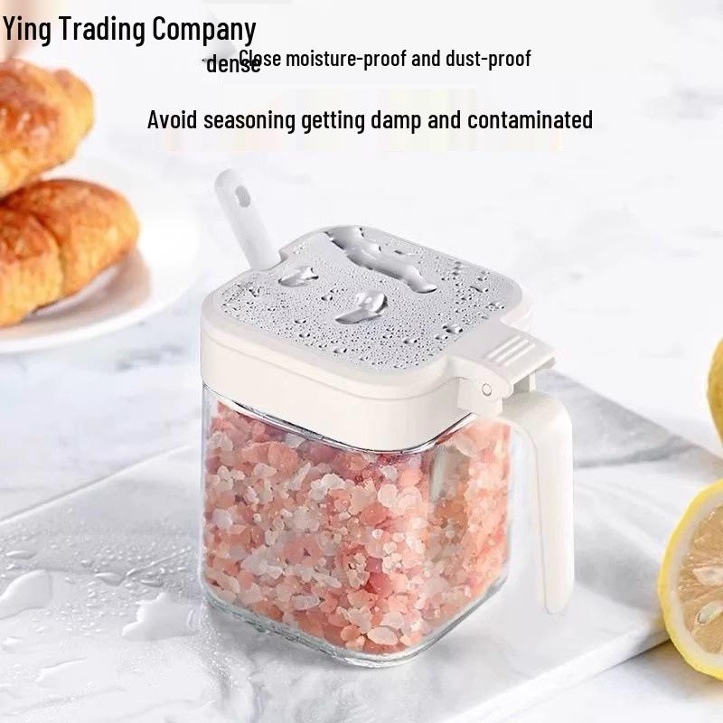 Стеклянный набор баночек для специй и хранения - Контейнер для приправ, Кухонная солонка и перечница.