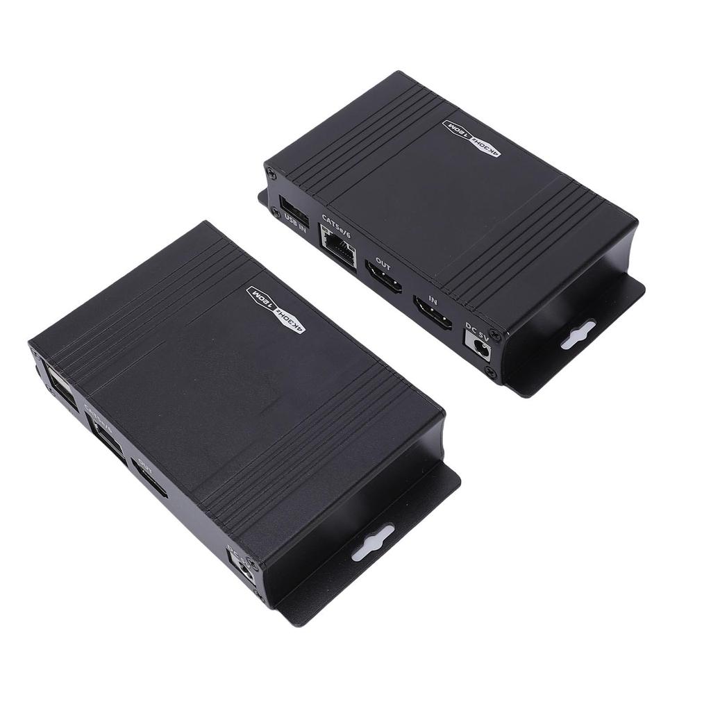 KVM Ethernet-удлинитель HD Мультимедийный приемник-передатчик с портами USB2.0 4K 30 Гц Передача 120 м