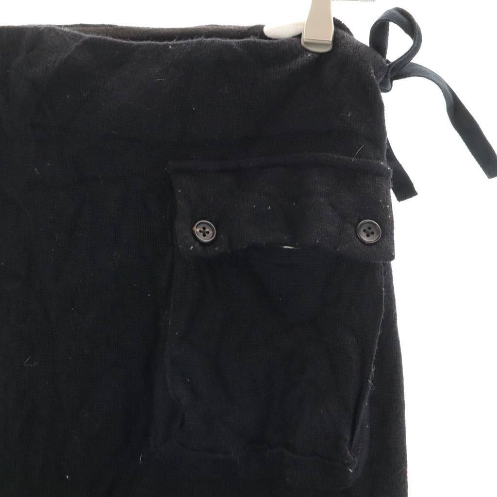 Y's Made In Japan Knit Long Skirt 2 Black Women Used