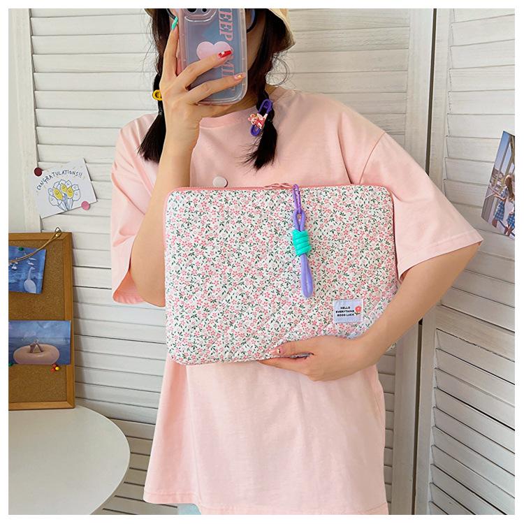 Новая стильная женская сумка для ноутбука и iPad - 11/13/15 дюймов, свежий цветочный дизайн