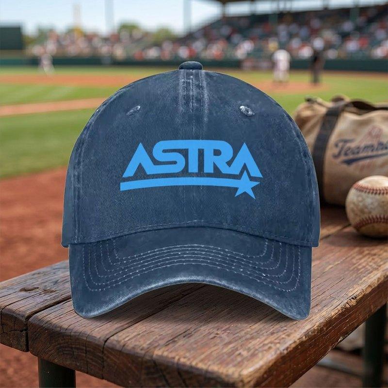Astra Washable Baseball Cap Adjustable Buckle Lightweight Breathable Unisex Allseason Cap For Daily Commuting Shopping Travel