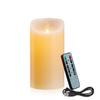 Светодиодная свеча Свеча на батарейках, которая мерцает как настоящее пламя MELEJIA Оснащена пультом ДУ Таймер Яркость Теплый цвет светодиода Хорошая атмосфера Светодиодная свеча