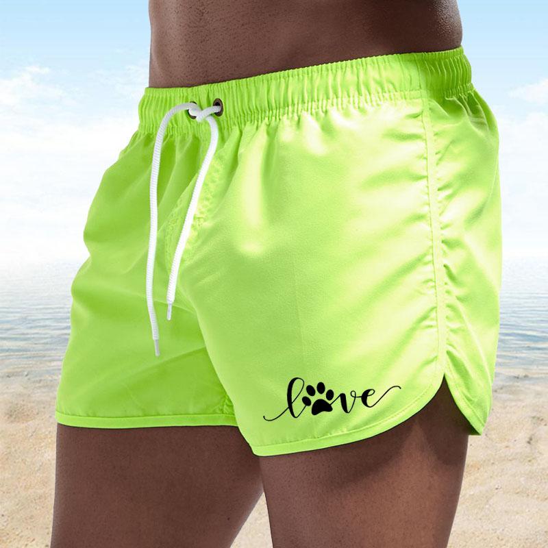 Мужские купальники, короткие быстросохнущие пляжные шорты, сексуальный купальник, летние плавки для купания, повседневные брюки Sunga Surf, волейбол