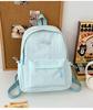 Маленький свежий литературный рюкзак для девочки, рюкзак для учеников средней школы, однотонный, отдел, легкий, универсальный, школьный рюкзак большой вместимости