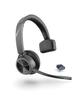 Poly Беспроводная гарнитура Voyager 4310 с Bluetooth и беспроводные Bluetooth-наушники для и веб-конференций, одно ухо (8G101AA) USB-C донгл,