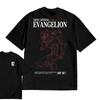 Графическая футболка Evangelion Хлопковая рубашка Унисекс Одежда с аниме Для мужчин С коротким рукавом Модная Распродажа Популярная