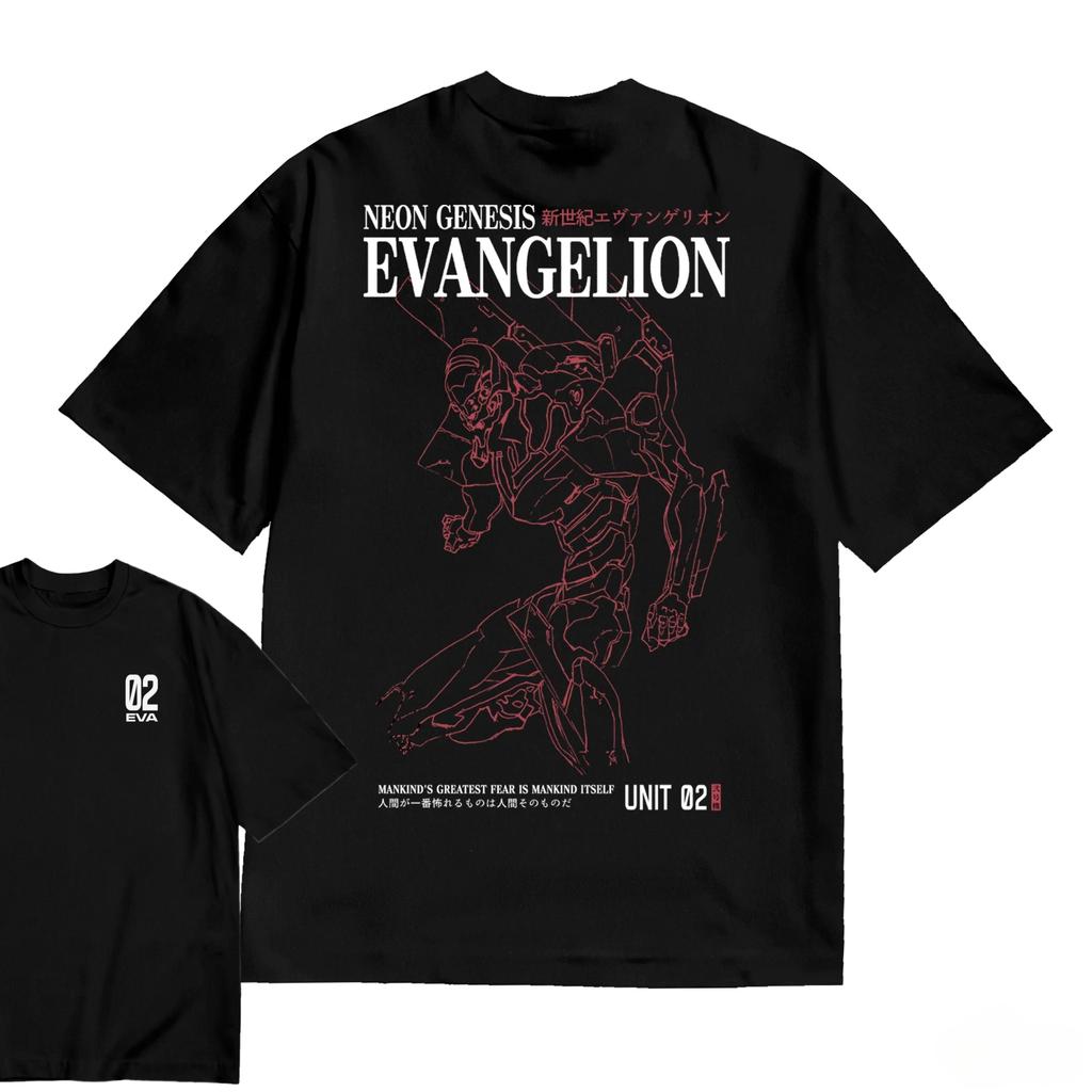 Графическая футболка Evangelion Хлопковая рубашка Унисекс Одежда с аниме Для мужчин С коротким рукавом Модная Распродажа Популярная