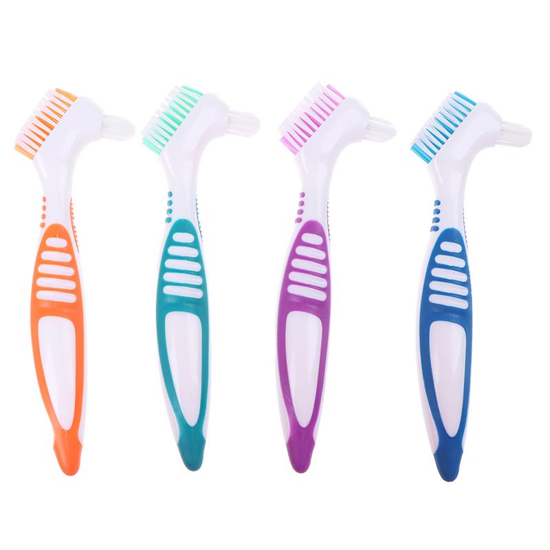 Коробка для зубных протезов и набор щеток для чистки фиксатора футляра для зубных протезов Щетка Зубная щетка