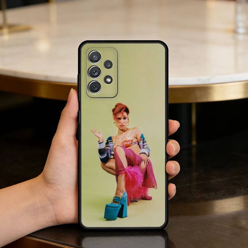 ХОРОШИЙ Чехол-бампер из мягкого силикона черного цвета GOOD Singer R-RAYE-YE для Samsung Galaxy A73, A72, A71, A70, A53, A52, A51