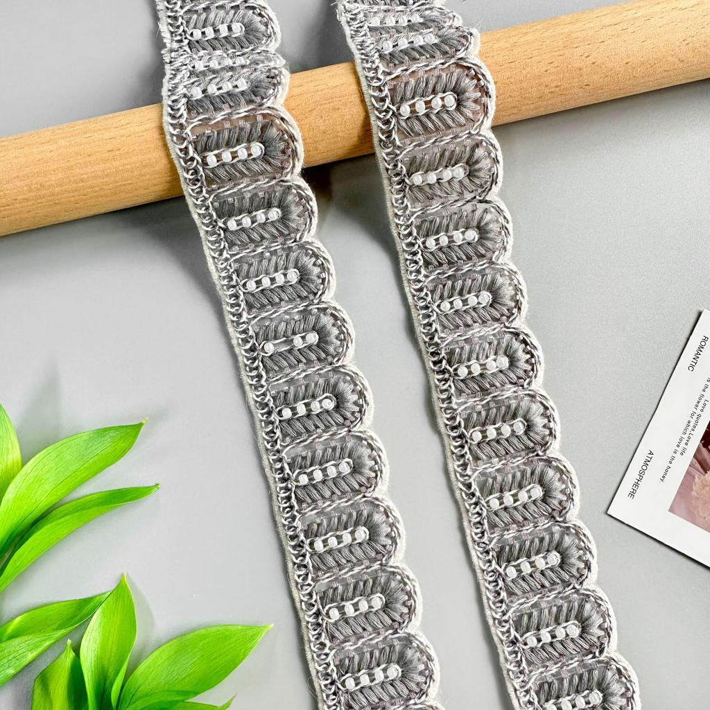 4,5 см Вышивка бисером Прядь Штрих-код Пояс для одежды Платье Домашние аксессуары для окон Кружевные аксессуары