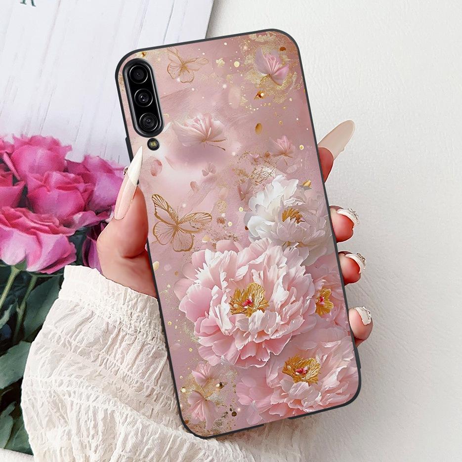 Чехол для Samsung Galaxy A90 5G SM-A908B с рисунком «Цветы», мягкий тонкий чехол для телефона Samsung A90 A 90 5G, Fundas Coque