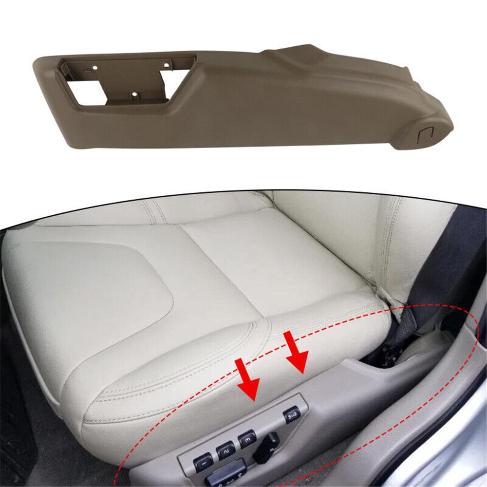 Пластиковая накладка боковой крышки сиденья бежевая 39802012 для Volvo V70 05-07