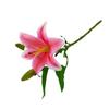 with 1pc Flowers and 2pcs Bud Artificial Lily Flower 36*15cm Fake Flowers  Home Decoration