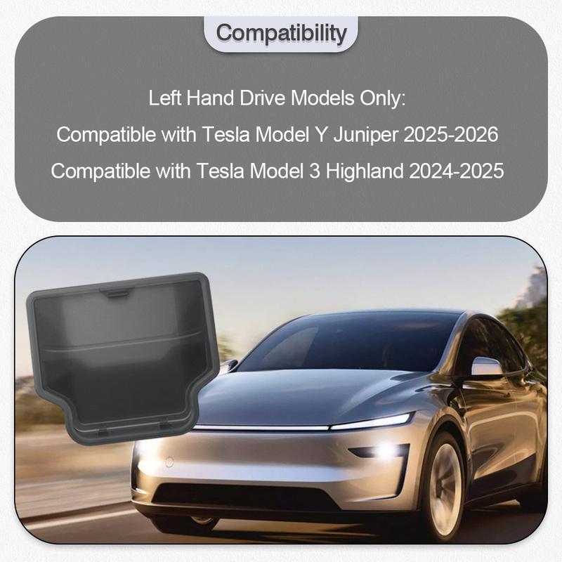 Для Tesla Model Y Juniper 2025-2026 Model 3 Highland 2024-2025 Подлокотник Скрытый ящик для хранения Органайзер для центральной консоли