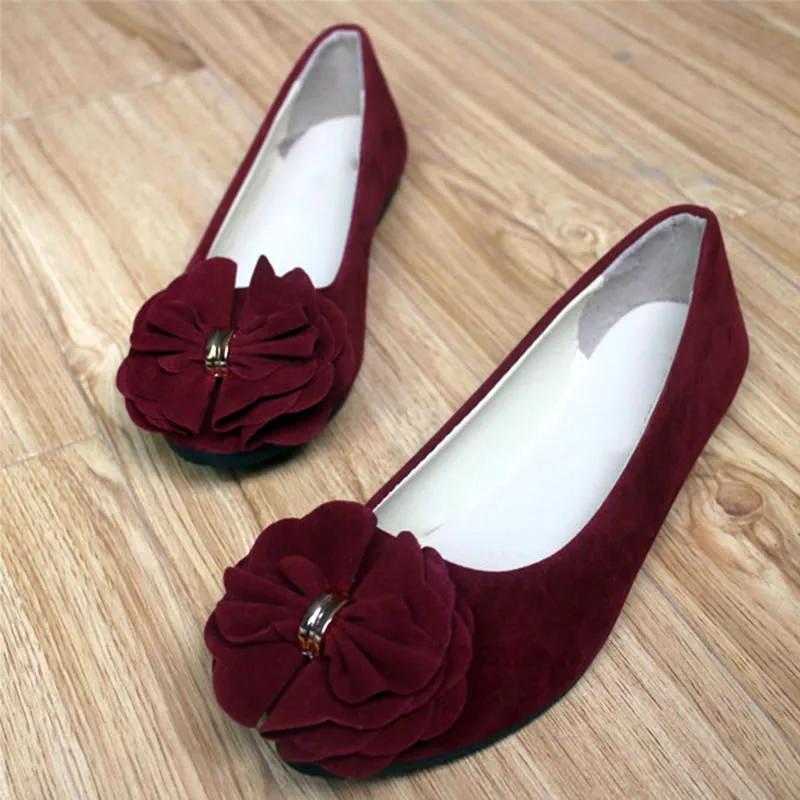 Luxury Women Ballet Flats 2024 Spring Autumn Women Fashion Ballerina Flat Shoes Ladies Sweet Flower Footwear Sapatos Feminino
