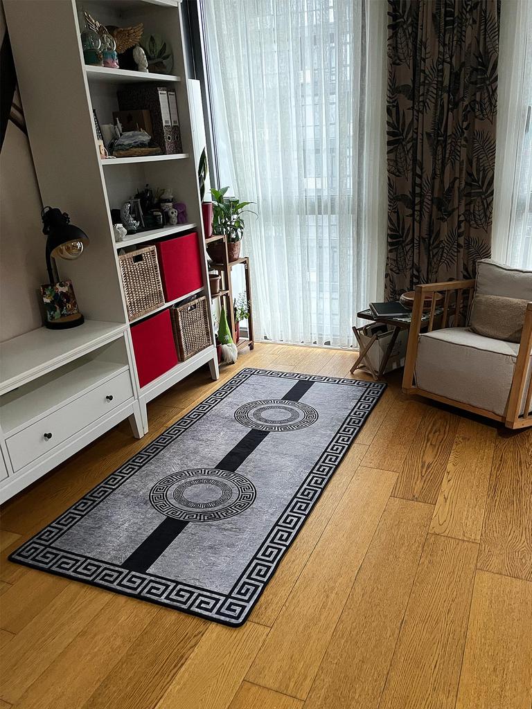 EPeddler Home Современный классический узор Цифровая печать Моющаяся нескользящая точечная основа Новое поколение для гостиной, спальни, прихожей и напольного коврика